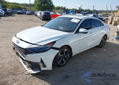 2023 Hyundai Elantra Limited z USA, uszkodzony, nr VIN 5NPLP4AG4PH089189